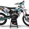 Husqvarna Decore 1 Teal – Okleiny MX smstickers