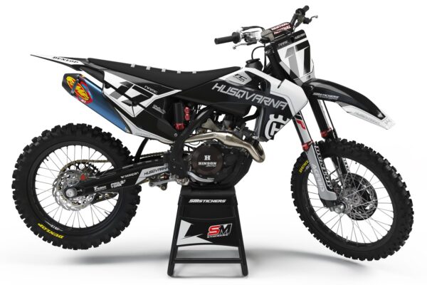 Husqvarna Decore 3 Grey – Okleiny MX smstickers