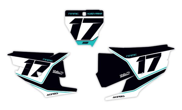 Husqvarna Decore 3 Teal – Pola Numerowe