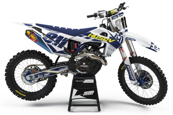Husqvarna Decore 1 Navy – Okleiny MX smstickers