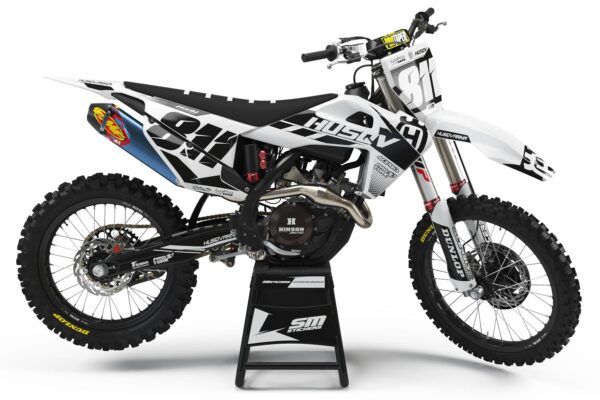 Husqvarna Decore 1 White – Okleiny MX smstickers