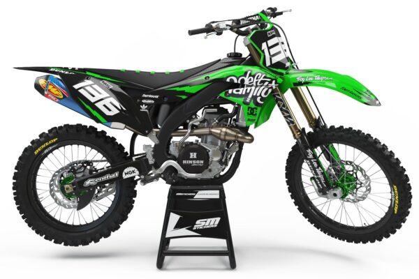 Kawasaki Decore 2 Green – Okleiny MX smstickers