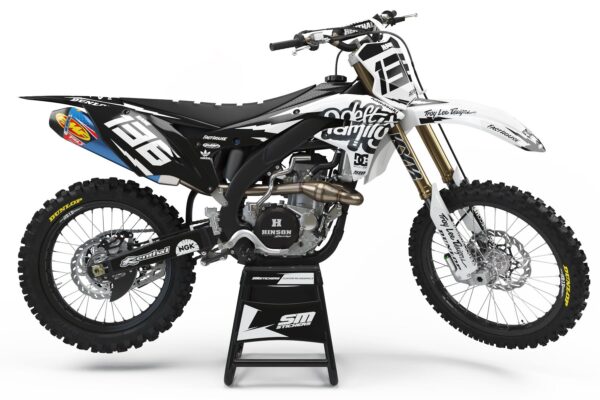 Kawasaki Decore 2 White – Okleiny MX smstickers