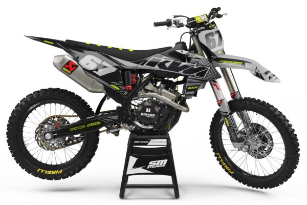 KTM Decore Halftone Lime – Okleiny MX smstickers