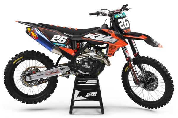 KTM Decore 6 Orange – Okleiny MX smstickers