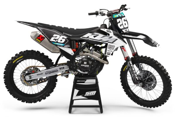 KTM Decore 6 White – Okleiny MX smstickers