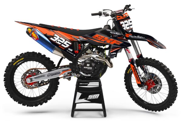 KTM Decore 8 Orange – Okleiny MX smstickers