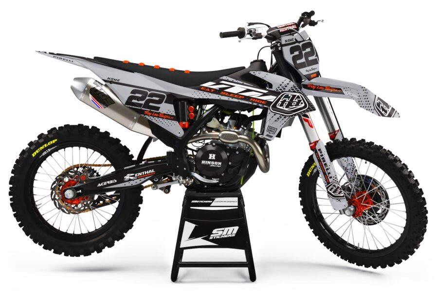 KTM Decore 9 Gray – Okleiny MX smstickers