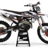 KTM Decore 9 White – Okleiny MX smstickers