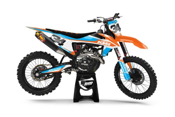 KTM Decore 10 Blue – Okleiny MX smstickers