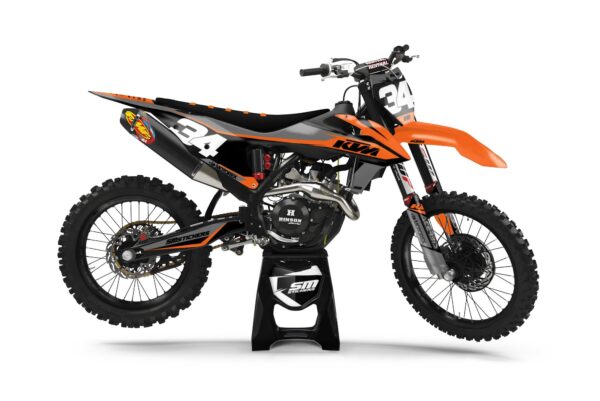 KTM Decore 10 Grey – Okleiny MX smstickers