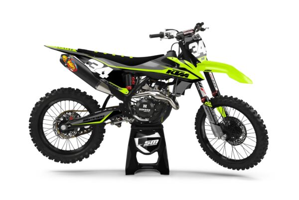 KTM Decore 10 Lime – Okleiny MX smstickers