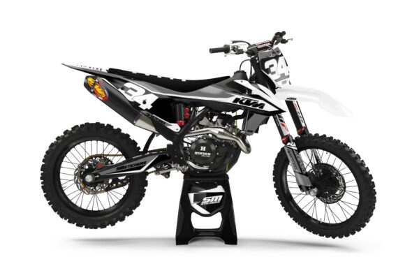 KTM Decore 10 White – Okleiny MX smstickers