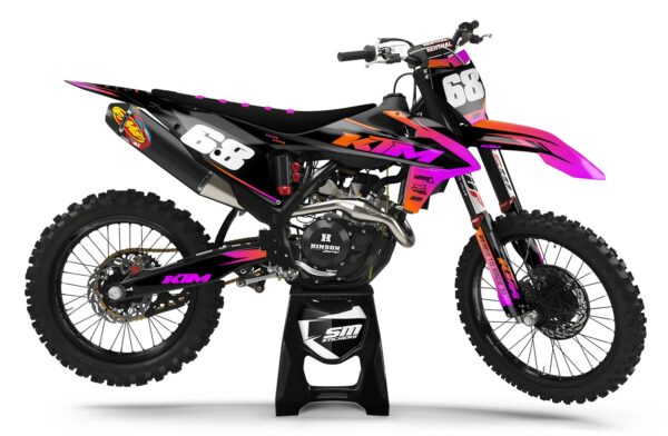 KTM Decore 12 Rainbow Orange – Okleiny MX smstickers