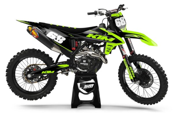 KTM Decore 12 Lime Green – Okleiny MX smstickers