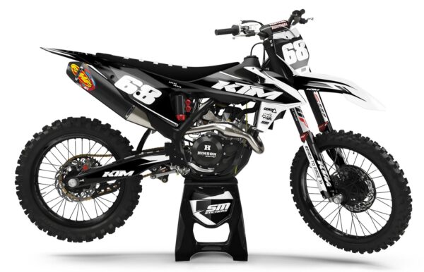 KTM Decore 12 Black & White – Okleiny MX