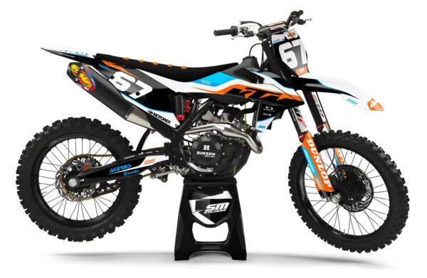 KTM Decore 13 Skyblue – Okleiny MX smstickers