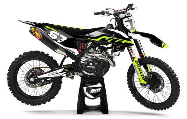 KTM Decore 13 Limegreen – Okleiny MX smstickers
