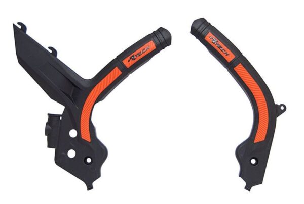 Osłony ramy KTM SX/SXF EXC/EXC-F ’16-19 RACETECH (RTECH) BI-MATERIAL SUPER GRIP różne kolory – Akcesoria smstickers