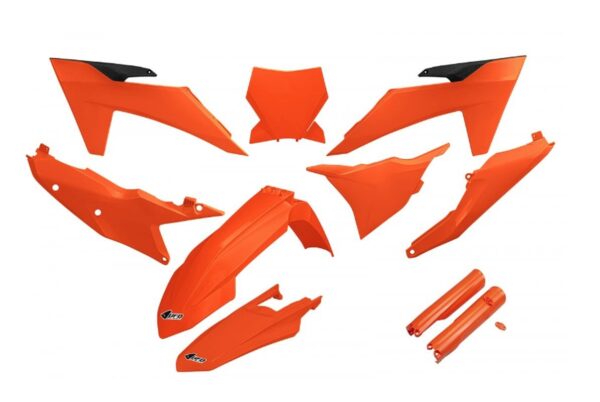 Zestaw plastików do KTM SX 125 / 250 / 300 ’23-’24, SX-F 250 / 350 / 450 ’23-’24 UFO różne kolory