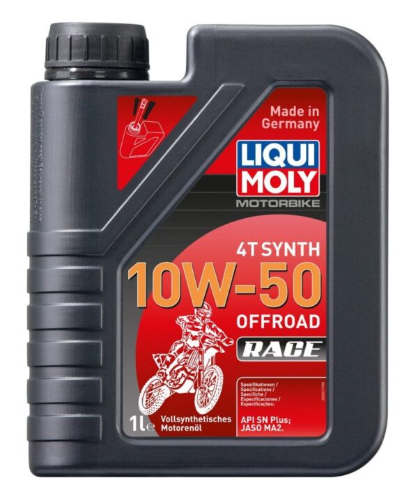 LIQUI MOLY OLEJ SILNIKOWY MOTORBIKE 4T SYNTETYCZNY 10W50 OFFROAD RACE 1L smstickers