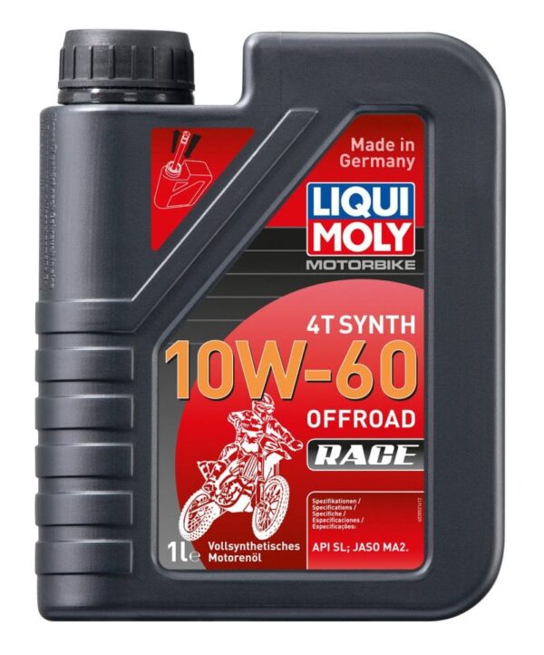 LIQUI MOLY OLEJ SILNIKOWY MOTORBIKE 4T SYNTETYCZNY 10W60 OFFROAD RACE 1L