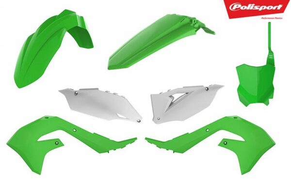 Zestaw plastików Kawasaki KX250F 21-24 KX450F 19-23 POLISPORT