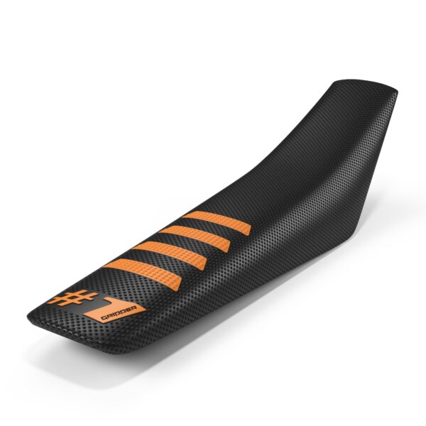Pokrowiec siedzenia ONEGRIPPER  RIBBED czarno pomarańczowy