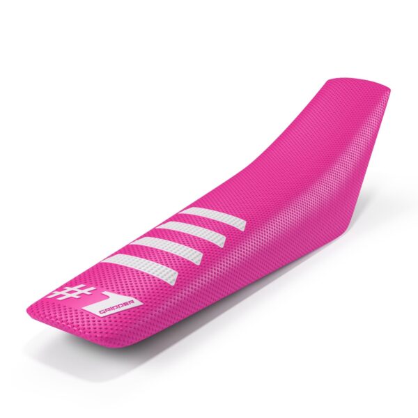 Pokrowiec siedzenia ONEGRIPPER RIBBED różowo biały – Pokrowce siedzenia smstickers