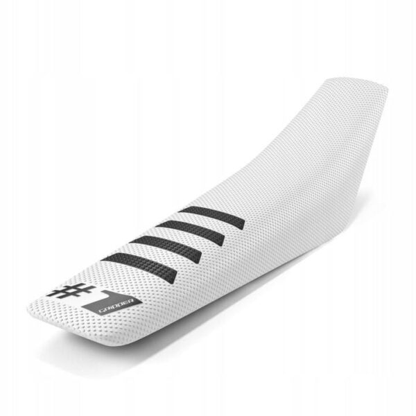 Pokrowiec siedzenia ONEGRIPPER RIBBED Biało-czarny – Pokrowce siedzenia smstickers