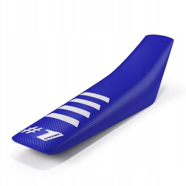 Pokrowiec siedzenia ONEGRIPPER RIBBED Niebiesko-biały – Pokrowce siedzenia smstickers