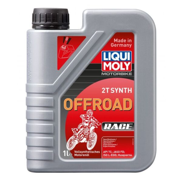 LIQUI MOLY OLEJ SILNIKOWY MOTORBIKE 2T SYNTH OFFROAD RACE 1L smstickers