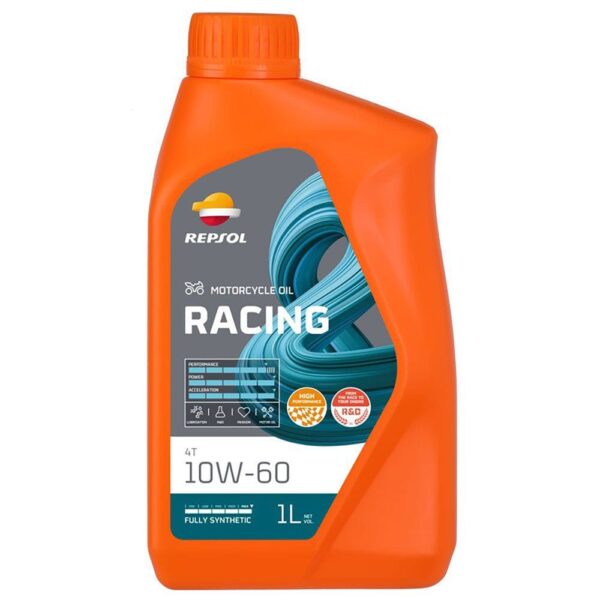REPSOL OLEJ SILNIKOWY 4T RACING 10W60 1L MA2 SYNTETYCZNY