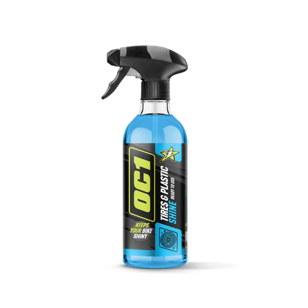 OC1-Tires&Plastic Shine 0,45L – „Dla promiennego połysku i ochrony!” – Oleje i Chemia smstickers