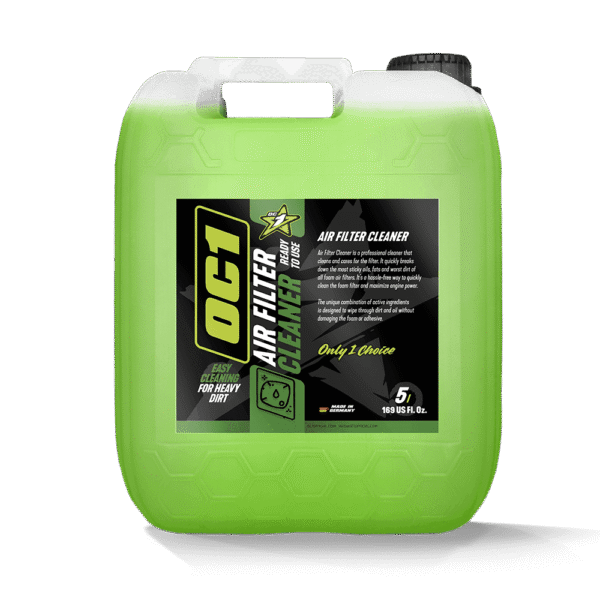 OC-1 Środek do czyszczenia filtrów powietrza 5L środek do czyszczenia filtrów powietrza – Oleje i Chemia smstickers