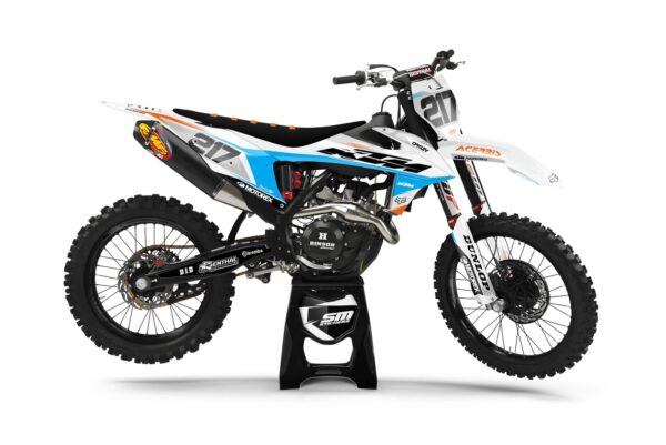 KTM Decore 15 Cyan – Okleiny MX smstickers