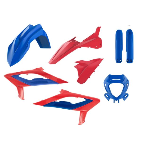 Czerwono-biały komplet plastików Polisport Beta RR Racing i X-Pro 2025–2026