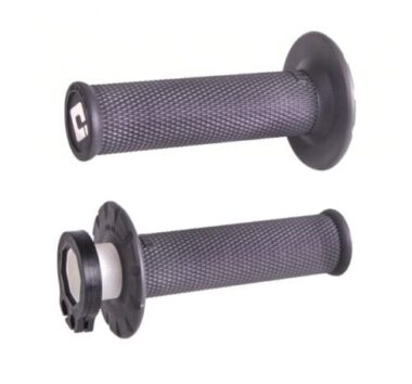 ODI manetki NO-WAFFLE V2 Lock-On Grip zestaw do 2T i 4T - szary, miękka guma