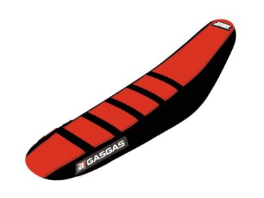 Pokrowiec siedzenia BLACKBIRD GAS GAS MC '21-'23; EC '21-'23 (MC/EC ALL MODELS '21-'23) ZEBRA KOLOR CZARNY CZERWONY