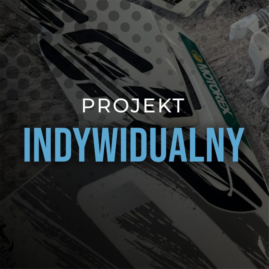Indywidualny projekt okleiny motocrossowej SM Stickers