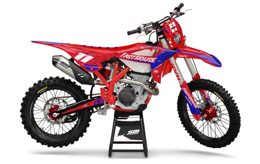Okleina motocrossowa Beta Decore 1 wariant 3 na motocyklu