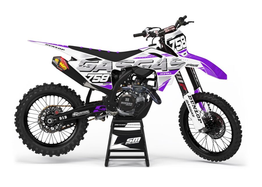 Okleina motocrossowa GasGas Decore 2 wariant 4 na motocyklu
