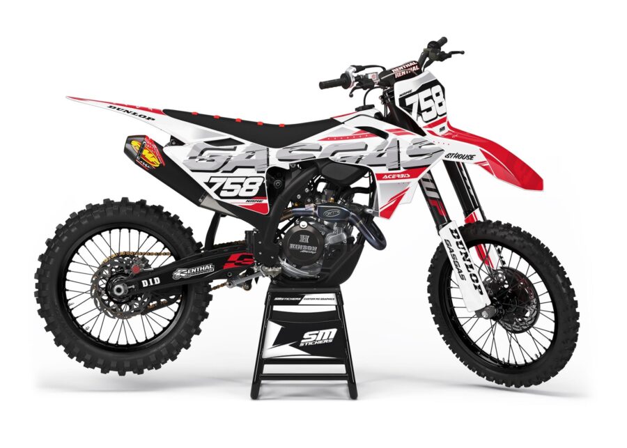 Okleina motocrossowa GasGas Decore 2 wariant 5 na motocyklu