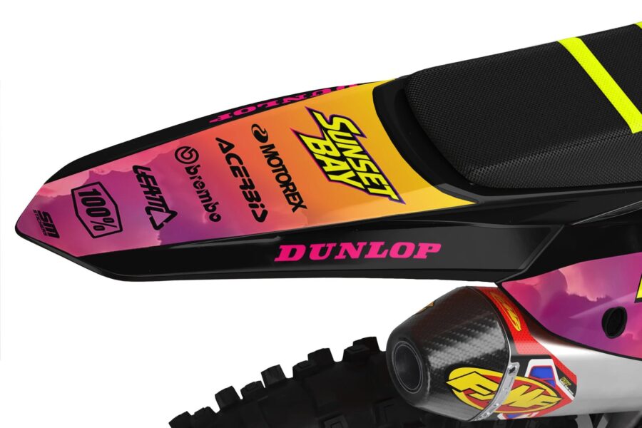 Okleina KTM Sunset Bay 3 – grafika tylnego błotnika
