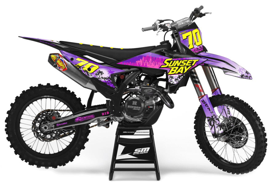 Okleina motocrossowa KTM Sunset Bay 4 na motocyklu