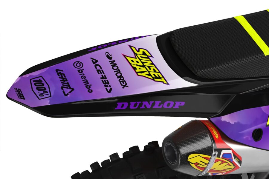 Okleina KTM Sunset Bay 4 – grafika tylnego błotnika