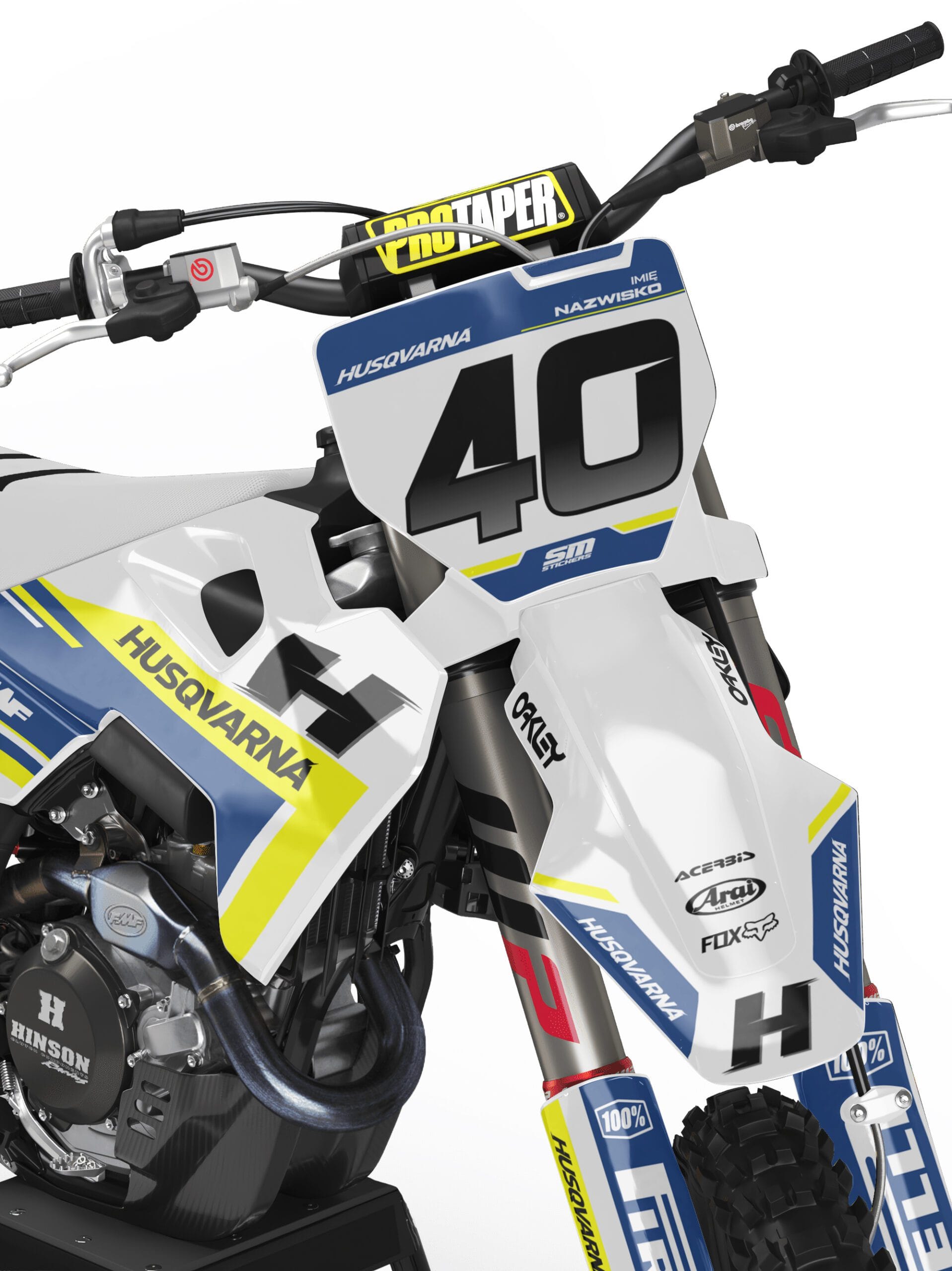 Husqvarna Decore 7 White Blue - obrazek 2