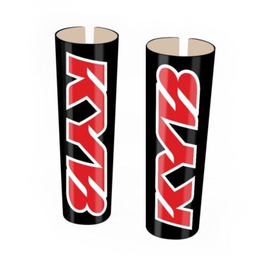 KYB naklejki na zawieszenie Black / Red