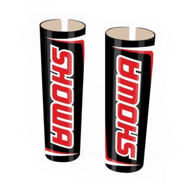 SHOWA naklejki na zawieszenie Black / Red