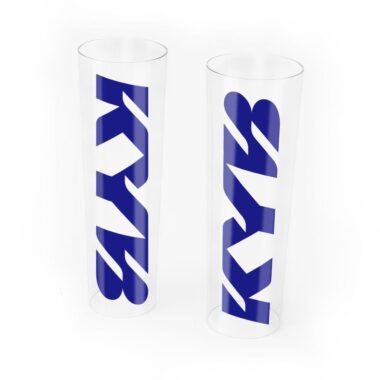 KYB naklejki na zawieszenie Clear / Blue
